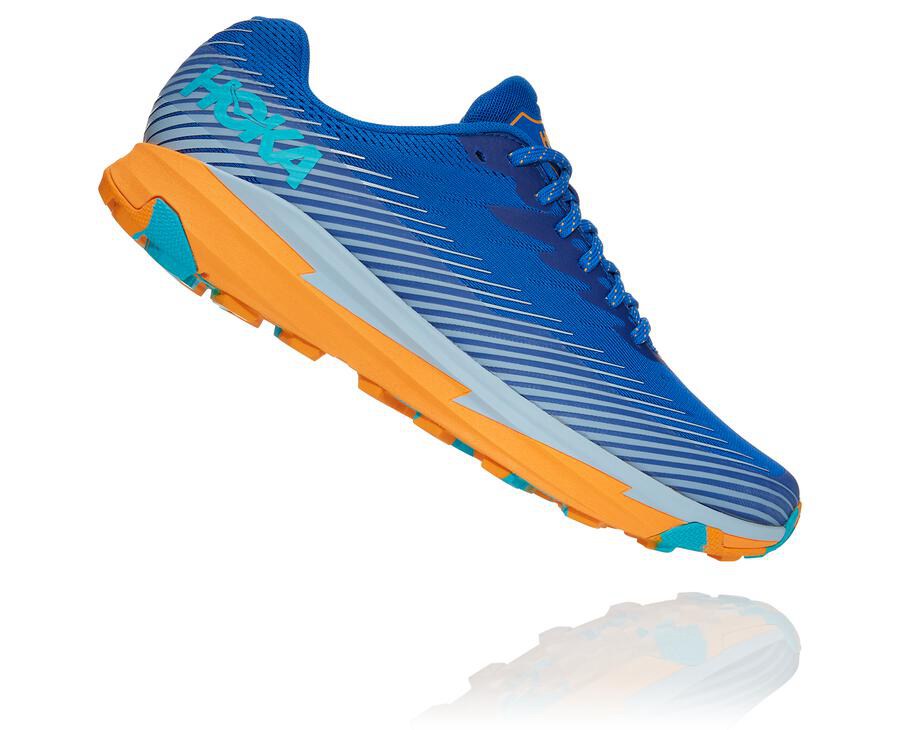 Hoka One One Trail Schoenen Heren - Torrent 2 - Blauw - TM5972310